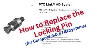PTO Link&reg; Replacement Locking Pin (How to Guide)