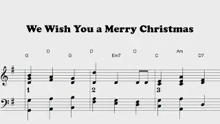 We Wish You a Merry Christmas - Christmas - Piano sheet music