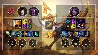 ahq Uniboy Azir vs Veigar Mid - KR Master Patch 10.11