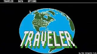 ATARI ST Traveler Ron Schaefer M D & Antic Publishing 1987 GFA BASIC TRAVEL