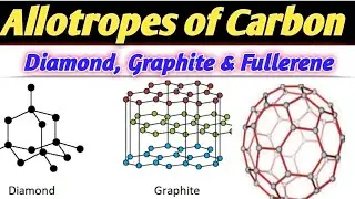 Carbon and it's compounds/ Allotropes of Carbon  || Diamond , Graphite & Fullerene || #NCERT 10th
