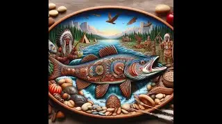 Manabozho In The Fish's Stomach - An Ojibwe Tale