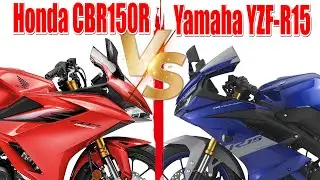 2021 Honda CBR150R vs 2021 Yamaha YZF-R15