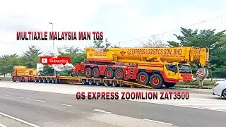 Multiaxle loading zoomlion mobile crane ZAT3500