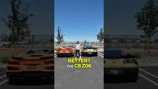 C8 Z06 vs C7 Z06 &mdash; Which One SCREAMS Harder? #z06 #corvette #corvettez06 #c8 #c7 #carshorts