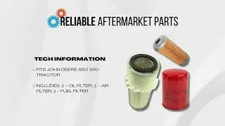 Filter Maintenance Service Kit Fits John Deere 850 950 Tractor