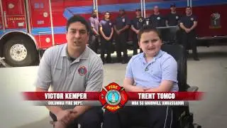 COLUMBIA FIRE DEPARTMENT & MDA FILL THE BOOT CAMPAIGN
