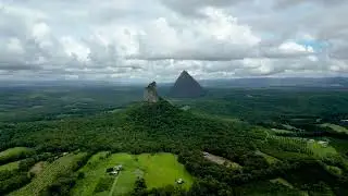 Mount Coonowrin and Mount Beerwah