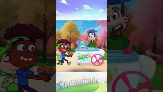 COOL! My hair turned red with strawberry juice #kidscolor #cartoon