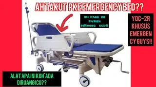 YQC-2R EMERGENCY BED ~ REVIEW EMERGENCY PATIENT TROLLY GEA