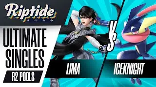 Lima (Bayonetta) vs IceKnight (Greninja) - Ultimate Singles Round 2 Pools - Riptide 2023