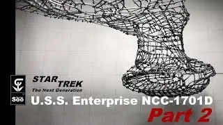 Star Trek: TNG U.S.S.Enterprise NCC-1707-D Part 2 HARIGANE ZAIKU