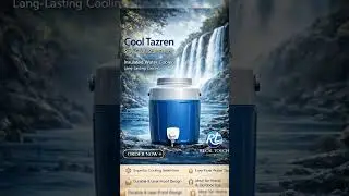 Garmi ka Asli Solution ❄️ Cool Tazren Water Cooler 💧 | Long Lasting Cooling | #gift #cool #shorts