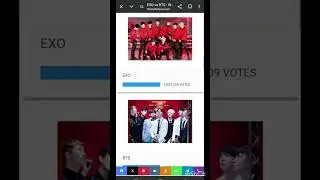 BTS VS EXO vote 2024 || Vote for BTS || Vote now #bts #vote #btsvoting #voting #2024 #votenow 🥺