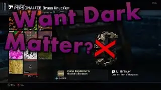 WARNING: Black Market weapons don't count towards DARK MATTER | FML