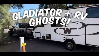 Gladiator Towing Our RV to Calico Ghost Town #Gladiatortowing #calicoghosttown #offroadtrailsCalico