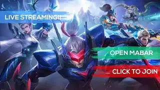 LIVE || PUSH RANK BARENG || OPEN FREE MABAR • Mobile Legends #mobilelegends #mlbb #livestreaming