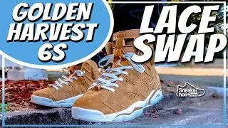 Air Jordan 6 Wheat Lace Swap | Best Lace Color Options + On Feet