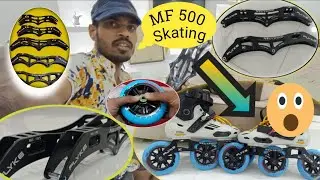 mf 500 3 wheel setup 🛼😱#video #mf500 #skating #shortvideo #wheels #hindivlog #@sahzadskating #new