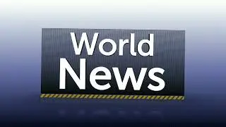 World News Pond5 intro with music