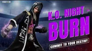 K.O Night Burn Cosplay||Garena Free Fire