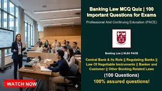 Banking & Law MCQs  Central Bank, Banking System, Negotiable Instruments