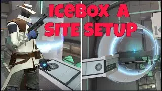 VALORANT CYPHER SETUP (ICEBOX A SITE) (Defensive) #25