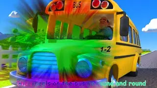 CocoMelon Wheels On The Bus Speed Down Every 15 Seconds!!! | CocoMelon 1Min 17Sec 