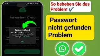 Wie man das Problem „WhatsApp-Passwort nicht gefunden“ behebt | WhatsApp-Passwort funktioniert nicht