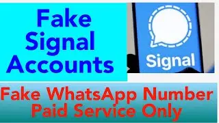 How to create fake signal number in tamil 2023 | how to create fake whatsapp number tamil