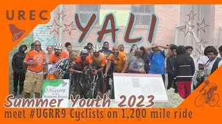 YALI teens interview UGRR9 Cyclists riding Harriet Tubman trail to Albany Underground Railroad EdCtr