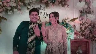 Moment tunangan Kevin dan Dewi