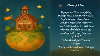 The Language Voyager: Adventure to the Planet of School | English Learning Story for Kids