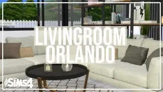 The Sims 4: Speed Build | LIVINGROOM | Orlando | + CC List.