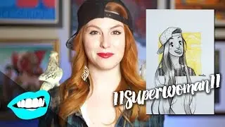 Drawing Lilly Singh // Rad Portraits with Beth Be Rad | Snarled