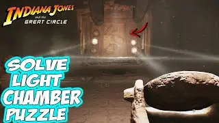 Indiana Jones and the Great Circle - How to Solve LIGHT CHAMBER PUZZLE