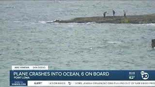 Small plane crashes in water off Point Loma