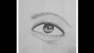 How to draw a basic eye👀 | #art #drawing #sketch #eyes #easy #viral #painting #shorts #anime #love 