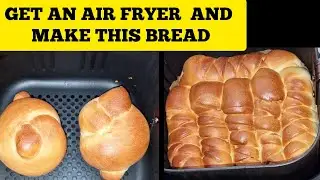 2 SUPER EASY AIR FRYER BREAD RECIPES TO BAKE  IN 2025. GET AN AIR FRYER MORE RECIPES ON THE WAY😊😊