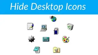 How to show or hide desktop icons in windows 10  | Short Tips