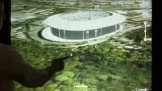 Google Earth su schermo multitouch