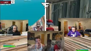 Adapt, YourRage & Jasontheween react to Lacy 1v1 Ronaldo for $5000 in Fortnite
