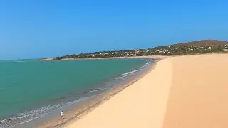 【4K】Duna do p&ocirc;r do sol de Jeri  - Sunset - Jijoca de Jericoacoara - Cear&aacute; - Brazil (60 FPS)