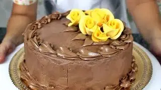 Maneira muito fácil de fazer glace Mármore de chocolate - receita incrível