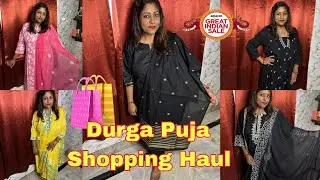 Durga Puja Shopping Haul 2025 🛍️ | Amazon Festive Dress Collection | Great Indian Festival