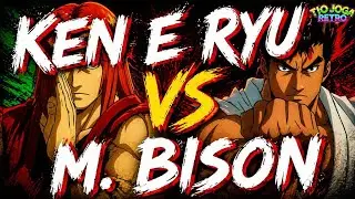 🥊 RYU e KEN vs M.BISON: Luta Completa + Final - Street Fighter 2 Victory(Anime) Dublado PT-BR [1995]