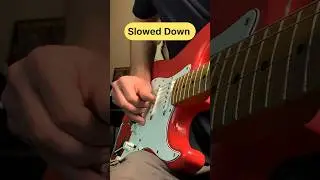Sultans Of Swing Rhythm Lick Slowed Down. #direstraits #markknopfler #sultansofswing
