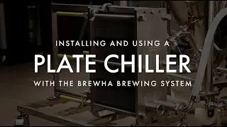 Using a brewery plate chiller heat exchanger for rapid cooling of wort after boil