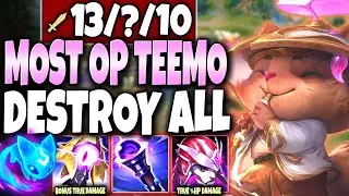 This is the MOST OP Teemo Season 11 Build to DESTROY and CARRY ALL 🔥 LoL Top Lane Teemo s11 Gameplay