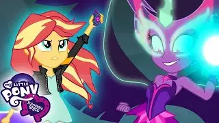 My Little Pony | Daydream Shimmer defeats Midnight Sparkle | Equestria Girls: Friendship Games